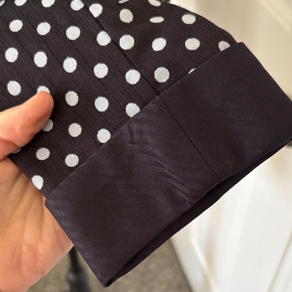 The Limited Navy and White Polka Dot Blazer - Picture 6 of 15